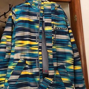 Multi color means Burton ski jacket